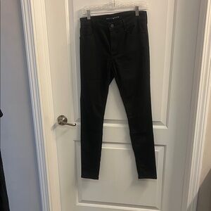 Mott & Bpw Jet Black Skinny Jeans